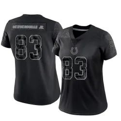 Women's Albert Okwuegbunam Jr. Indianapolis Colts No.83 Limited Reflective Jersey - Black