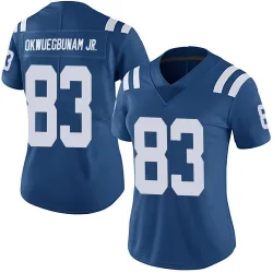 Women's Albert Okwuegbunam Jr. Indianapolis Colts No.83 Limited Team Color Vapor Untouchable Jersey - Royal