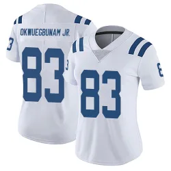 Women's Albert Okwuegbunam Jr. Indianapolis Colts No.83 Limited Vapor Untouchable Jersey - White