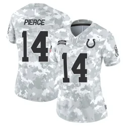 Women's Alec Pierce Indianapolis Colts No.14 Limited 2024 Salute to Service Jersey - Arctic Camo