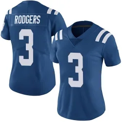 Women's Amari Rodgers Indianapolis Colts No.3 Limited Team Color Vapor Untouchable Jersey - Royal