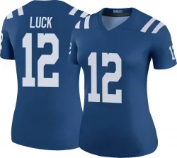 Women's Andrew Luck Indianapolis Colts No.12 Legend Color Rush Jersey - Royal