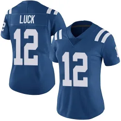 Women's Andrew Luck Indianapolis Colts No.12 Limited Team Color Vapor Untouchable Jersey - Royal