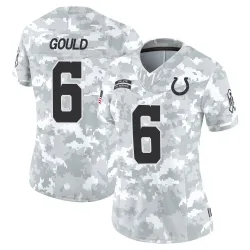 Women's Anthony Gould Indianapolis Colts No.6 Limited 2024 Salute to Service Jersey - Arctic Camo