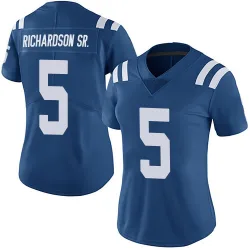 Women's Anthony Richardson Sr. Indianapolis Colts No.5 Limited Team Color Vapor Untouchable Jersey - Royal