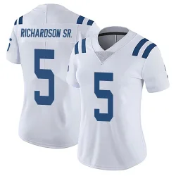 Women's Anthony Richardson Sr. Indianapolis Colts No.5 Limited Vapor Untouchable Jersey - White