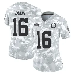 Women's Ashton Dulin Indianapolis Colts No.16 Limited 2024 Salute to Service Jersey - Arctic Camo