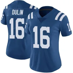 Women's Ashton Dulin Indianapolis Colts No.16 Limited Color Rush Vapor Untouchable Jersey - Royal