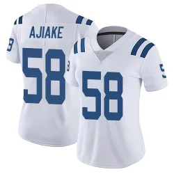 Women's Austin Ajiake Indianapolis Colts No.58 Limited Vapor Untouchable Jersey - White