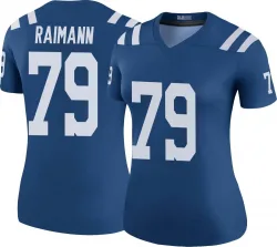 Women's Bernhard Raimann Indianapolis Colts No.79 Legend Color Rush Jersey - Royal