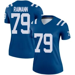 Women's Bernhard Raimann Indianapolis Colts No.79 Legend Jersey - Royal