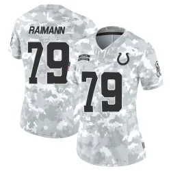 Women's Bernhard Raimann Indianapolis Colts No.79 Limited 2024 Salute to Service Jersey - Arctic Camo