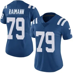 Women's Bernhard Raimann Indianapolis Colts No.79 Limited Team Color Vapor Untouchable Jersey - Royal