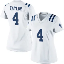 Women's Blayne Taylor Indianapolis Colts No.4 Game Jersey - White