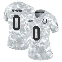 Women's Camryn Bynum Indianapolis Colts No.0 Limited 2024 Salute to Service Jersey - Arctic Camo