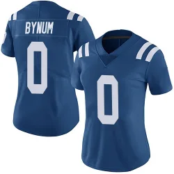 Women's Camryn Bynum Indianapolis Colts No.0 Limited Team Color Vapor Untouchable Jersey - Royal