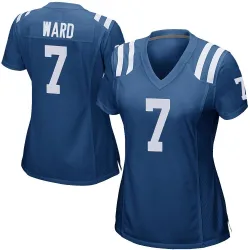 Women's Charvarius Ward Indianapolis Colts No.7 Game Team Color Jersey - Royal Blue