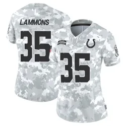 Women's Chris Lammons Indianapolis Colts No.35 Limited 2024 Salute to Service Jersey - Arctic Camo