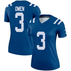 Women's Coleman Owen Indianapolis Colts No.3 Legend Jersey - Royal