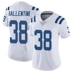 Women's Corey Ballentine Indianapolis Colts No.38 Limited Vapor Untouchable Jersey - White