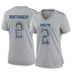 Women's D.J. Montgomery Indianapolis Colts No.2 Game Atmosphere Fashion Jersey - Gray