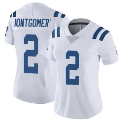 Women's D.J. Montgomery Indianapolis Colts No.2 Limited Vapor Untouchable Jersey - White