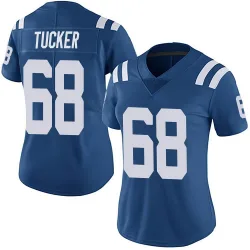 Women's Dalton Tucker Indianapolis Colts No.68 Limited Team Color Vapor Untouchable Jersey - Royal