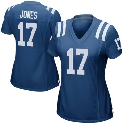 Women's Daniel Jones Indianapolis Colts No.17 Game Team Color Jersey - Royal Blue