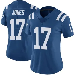 Women's Daniel Jones Indianapolis Colts No.17 Limited Color Rush Vapor Untouchable Jersey - Royal