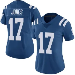 Women's Daniel Jones Indianapolis Colts No.17 Limited Team Color Vapor Untouchable Jersey - Royal