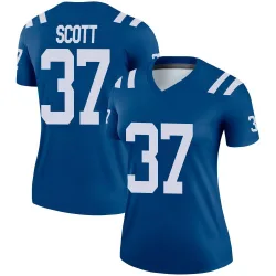 Women's Daniel Scott Indianapolis Colts No.37 Legend Jersey - Royal