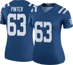 Women's Danny Pinter Indianapolis Colts No.63 Legend Color Rush Jersey - Royal