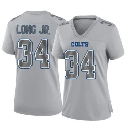 Women's David Long Jr. Indianapolis Colts No.34 Game Atmosphere Fashion Jersey - Gray