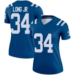 Women's David Long Jr. Indianapolis Colts No.34 Legend Jersey - Royal