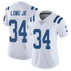 Women's David Long Jr. Indianapolis Colts No.34 Limited Vapor Untouchable Jersey - White