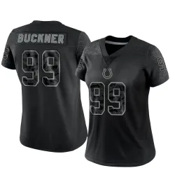 Women's DeForest Buckner Indianapolis Colts No.99 Limited Reflective Jersey - Black
