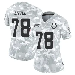 Women's Desmond Little Indianapolis Colts No.78 Limited 2024 Salute to Service Jersey - Arctic Camo