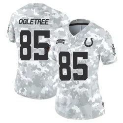 Women's Drew Ogletree Indianapolis Colts No.85 Limited 2024 Salute to Service Jersey - Arctic Camo