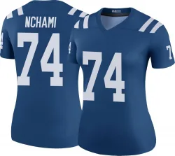 Women's Durell Nchami Indianapolis Colts No.74 Legend Color Rush Jersey - Royal