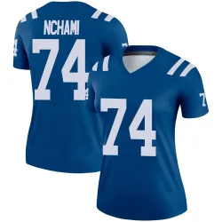 Women's Durell Nchami Indianapolis Colts No.74 Legend Jersey - Royal