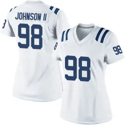 Women's Eric Johnson II Indianapolis Colts No.98 Game Jersey - White