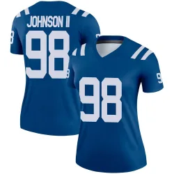 Women's Eric Johnson II Indianapolis Colts No.98 Legend Jersey - Royal
