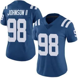 Women's Eric Johnson II Indianapolis Colts No.98 Limited Team Color Vapor Untouchable Jersey - Royal