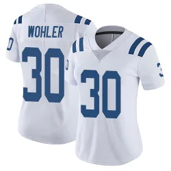 Women's Hunter Wohler Indianapolis Colts No.30 Limited Vapor Untouchable Jersey - White