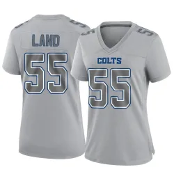 Women's Isaiah Land Indianapolis Colts No.55 Game Atmosphere Fashion Jersey - Gray