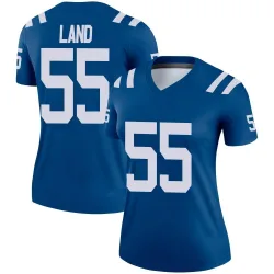 Women's Isaiah Land Indianapolis Colts No.55 Legend Jersey - Royal