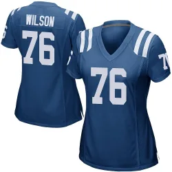 Women's Jack Wilson Indianapolis Colts No.76 Game Team Color Jersey - Royal Blue