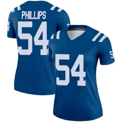 Women's Jacob Phillips Indianapolis Colts No.54 Legend Jersey - Royal