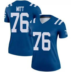 Women's Jake Witt Indianapolis Colts No.76 Legend Jersey - Royal