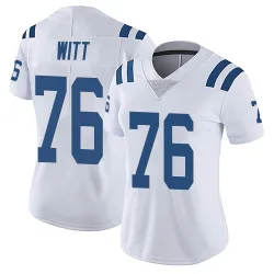 Women's Jake Witt Indianapolis Colts No.76 Limited Vapor Untouchable Jersey - White